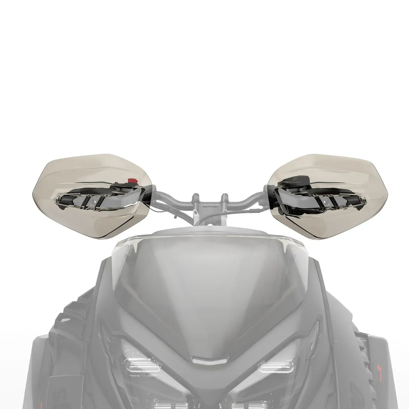 Motorcycle mirrors on a white background