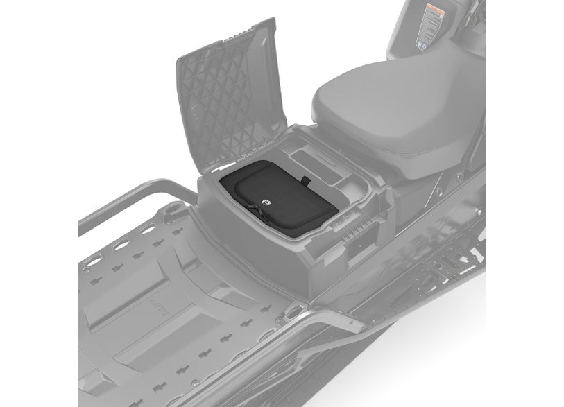 Ski-Doo 11 L (3 US Gal) Underseat Storage Bag in Black, 860202767