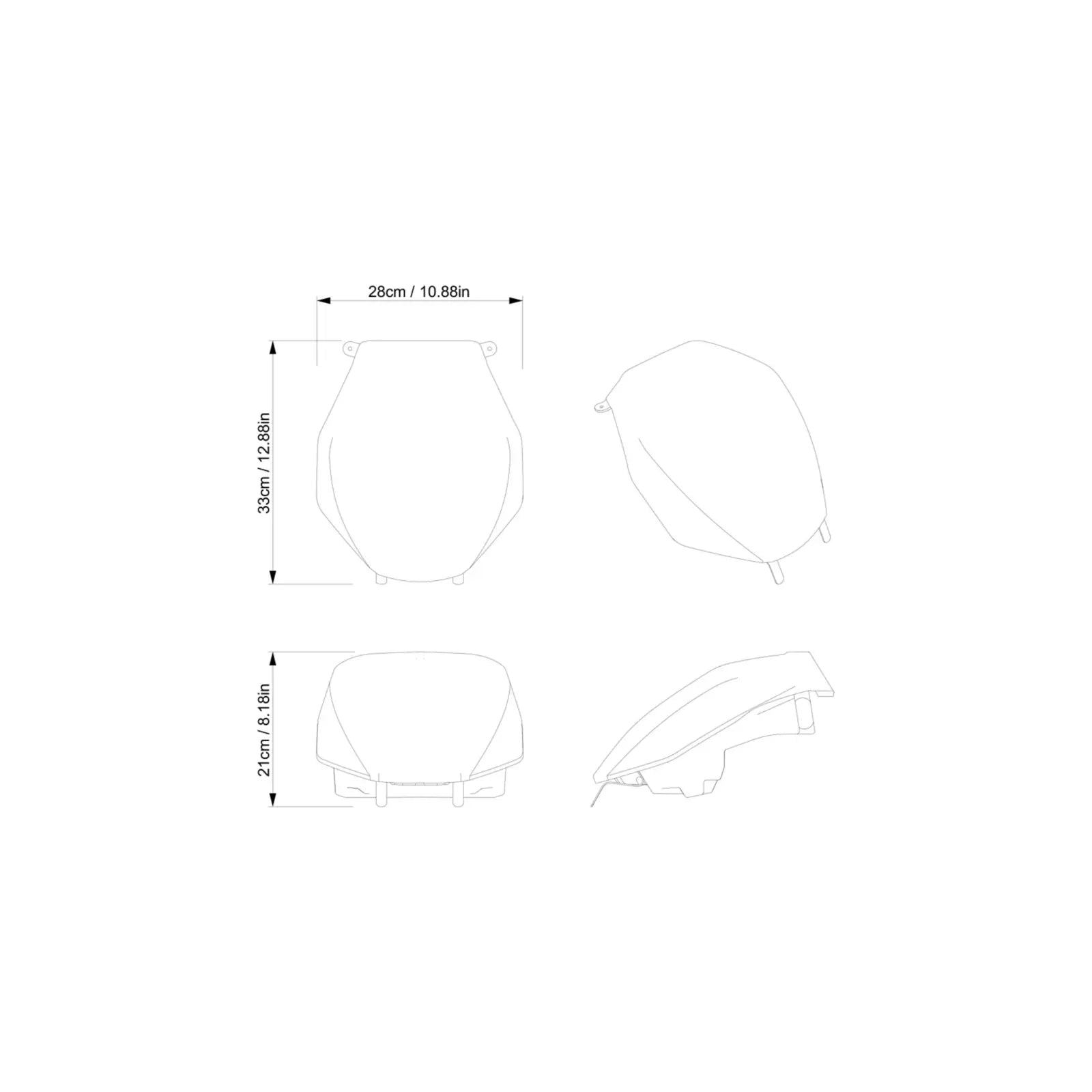 Soft Glove Box Extension 1.3 US Gal (4.8 L)