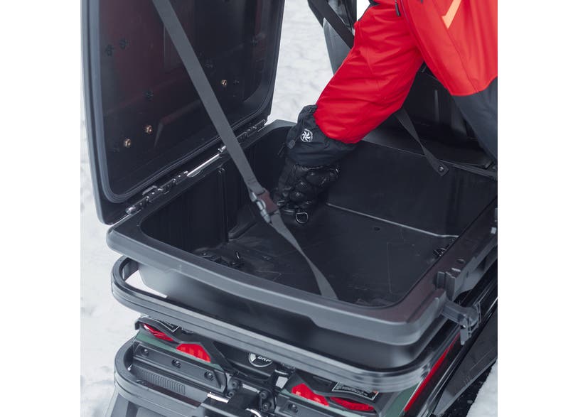 Coffre de rangement Ski-Doo LinQ 15,9 gal US (60 L) à profil bas, noir