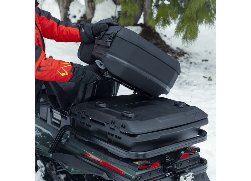 Coffre de rangement Ski-Doo LinQ 15,9 gal US (60 L) à profil bas, noir