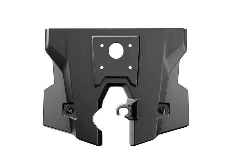 Ski-Doo Deep Snow cellphone mount plate in black, 860202902, front view