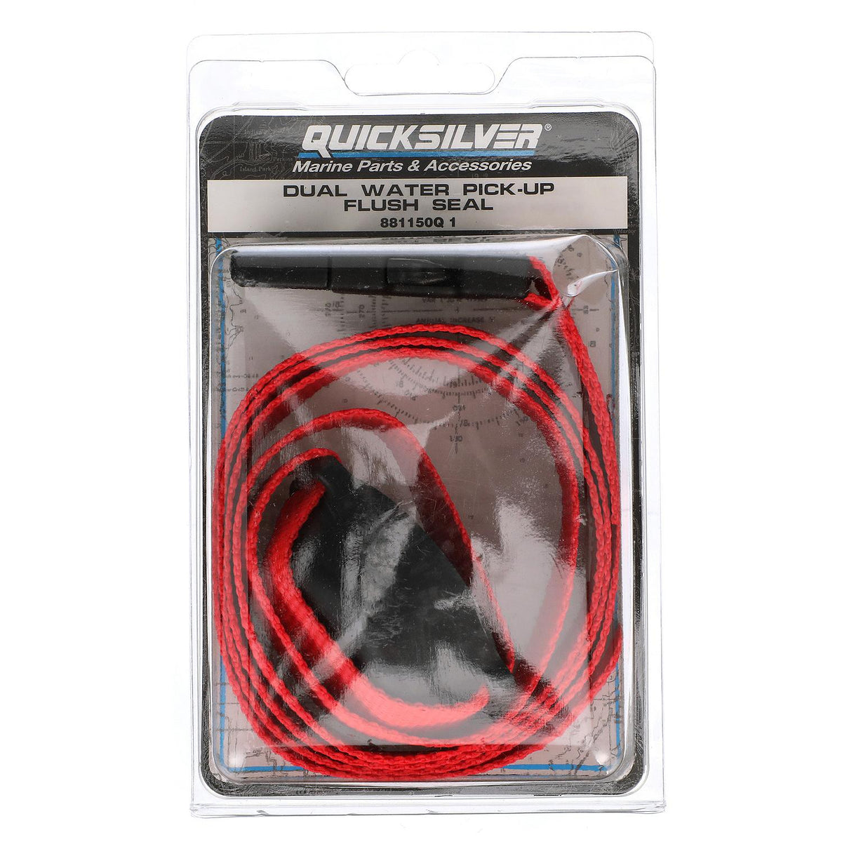 Quicksilver 881150Q1 dual water pickup flush seal package front