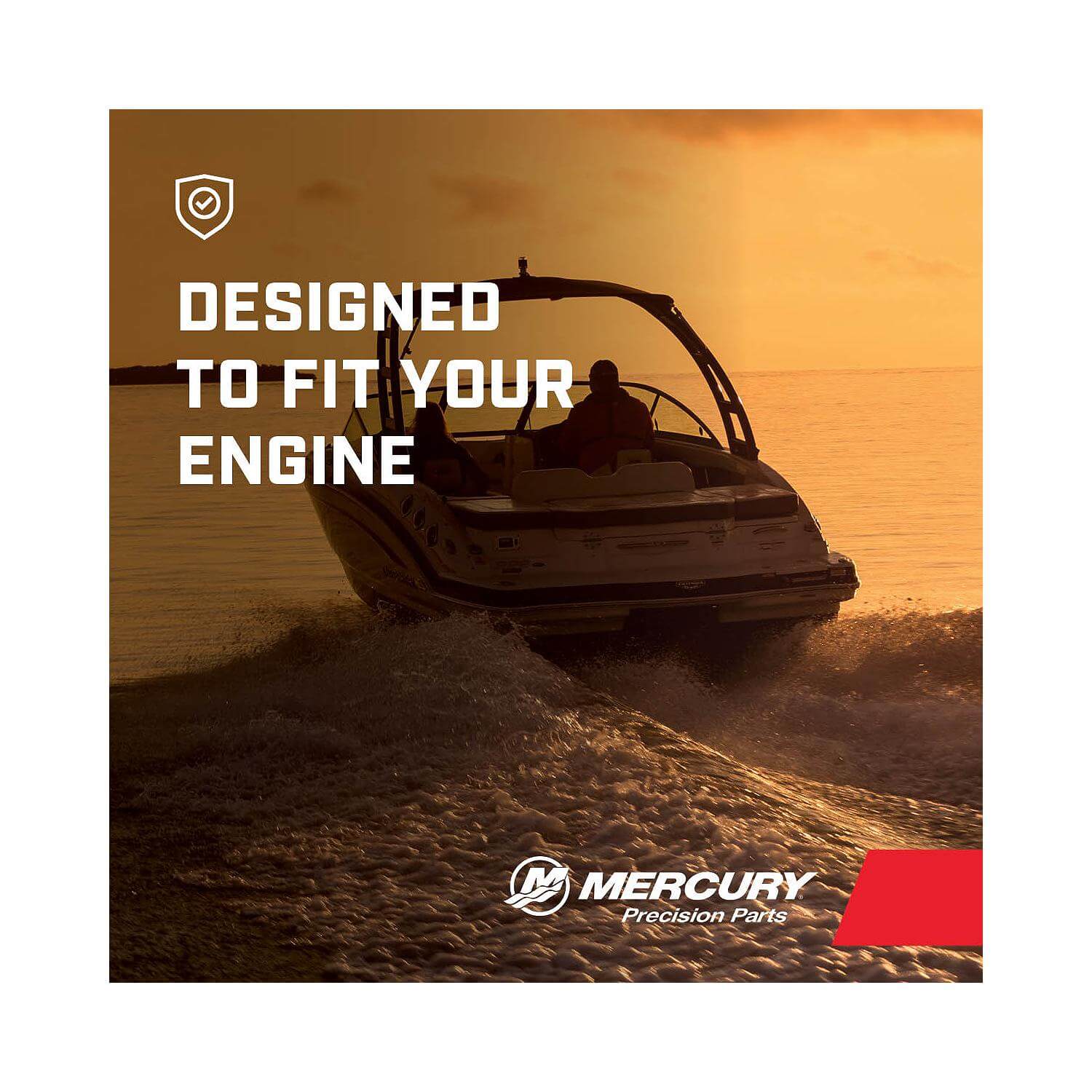 Mercury 8M0147053 MerCruiser 5.0L, 5.7L, 6.2L, 8.1L and 8.2L V8 MPI Sterndrive and Inboard Engine 100 Hour Maintenance Kit