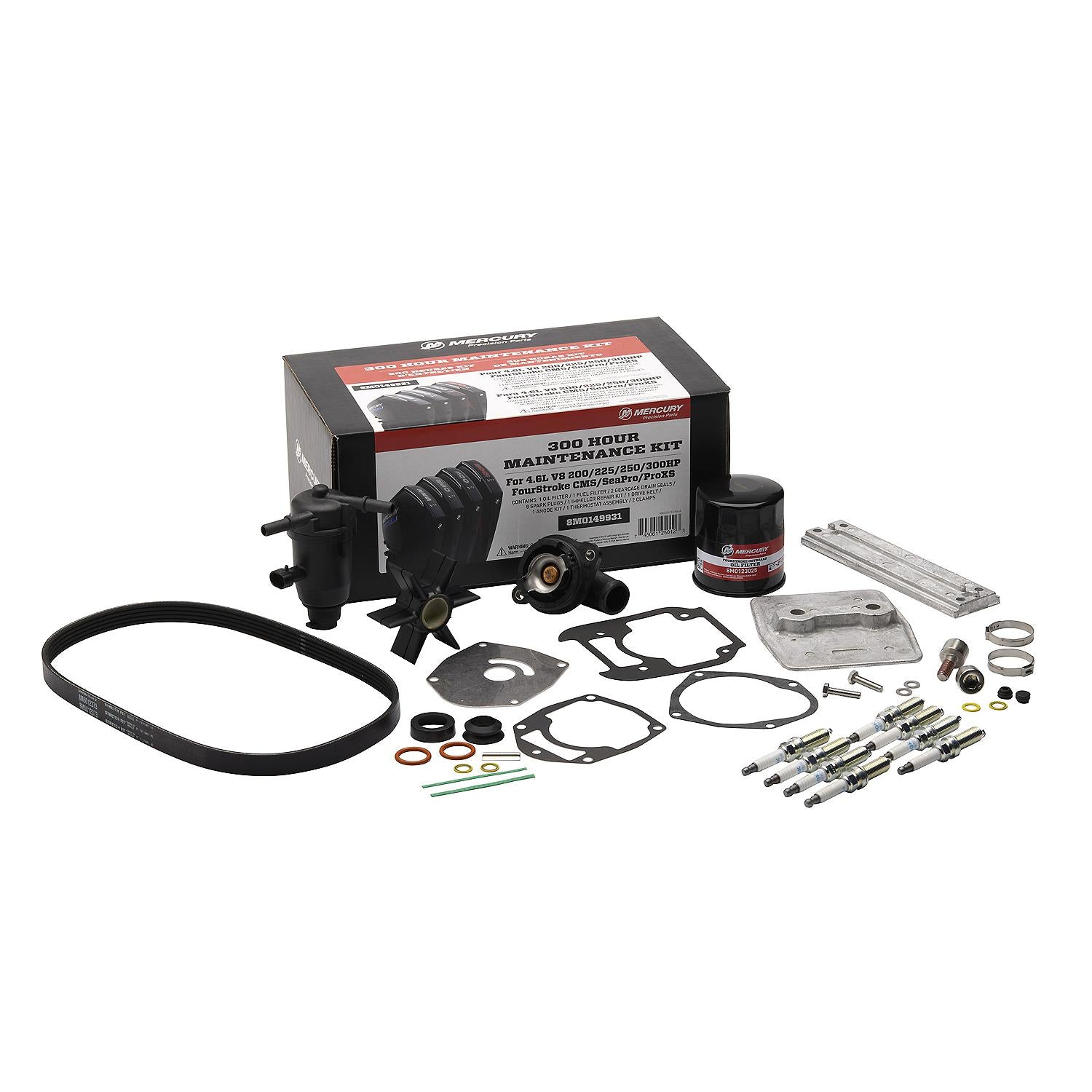 Mercury Marine Outboard Service Kit 300 Hour V8 4.6L CMS SeaPro & ProXS - 8M0149931