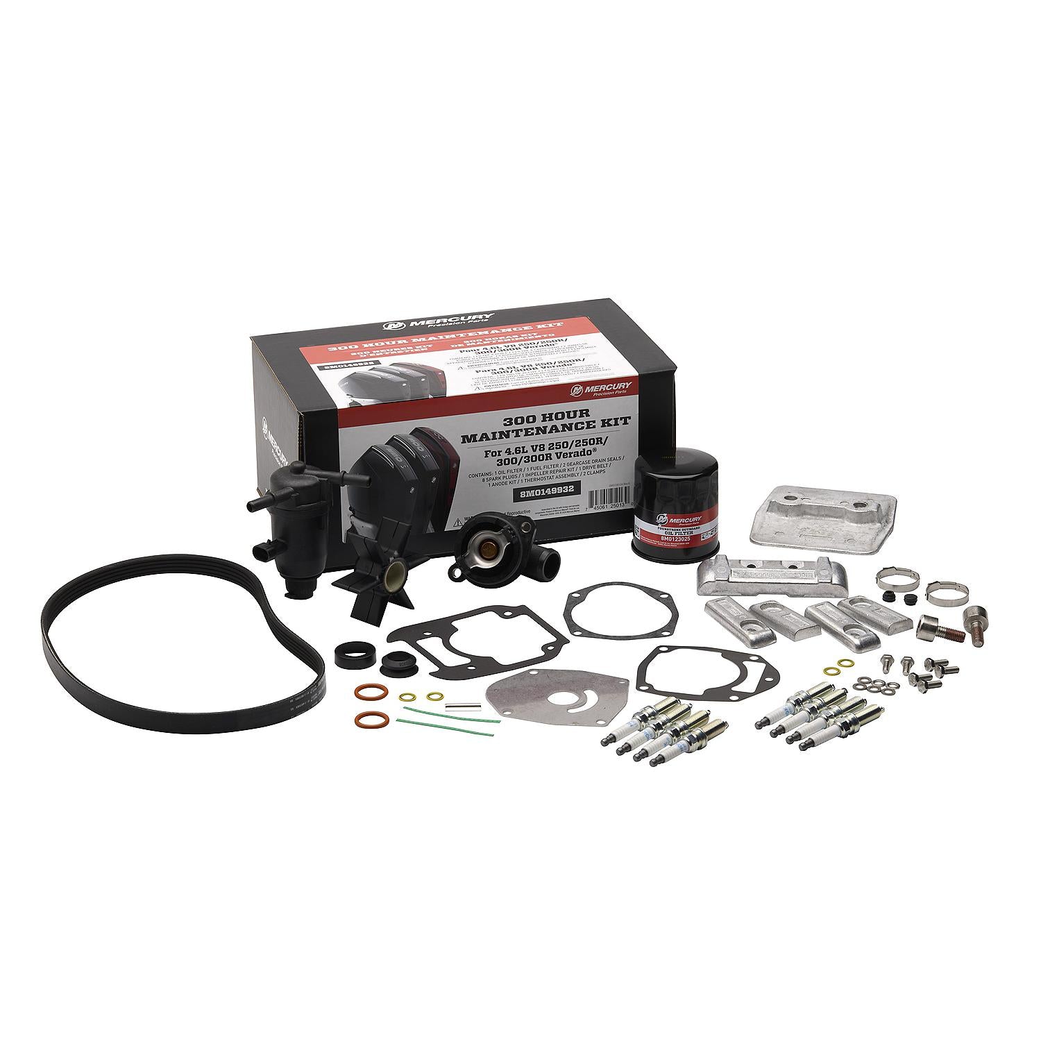 Mercury Marine Outboard Service Kit 300 HR Verado V8 4.6L & Verado SeaPro - 8M0149932