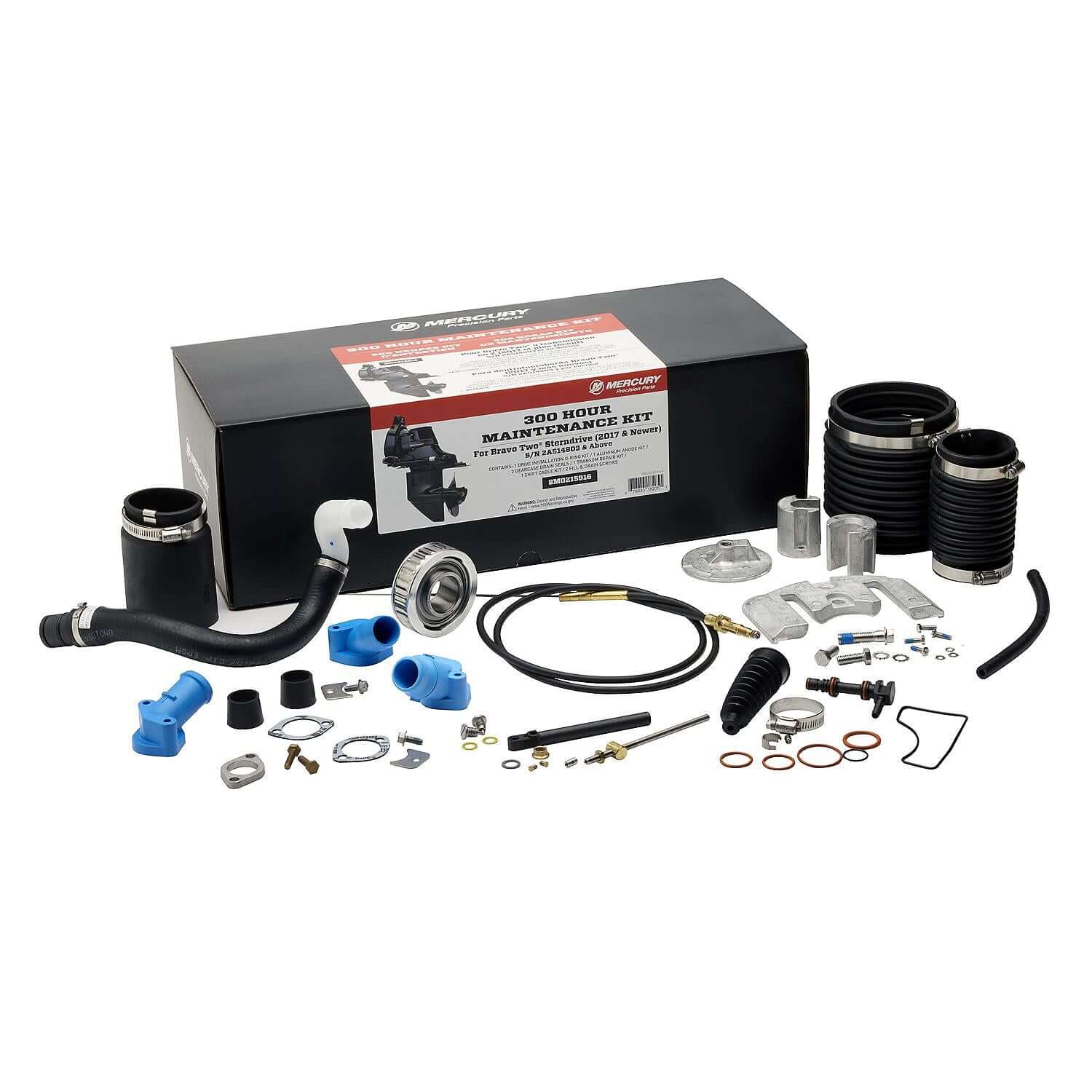 Mercury 8M0215916 MerCruiser Bravo Two Sterndrive 300 Hour Maintenance Kit