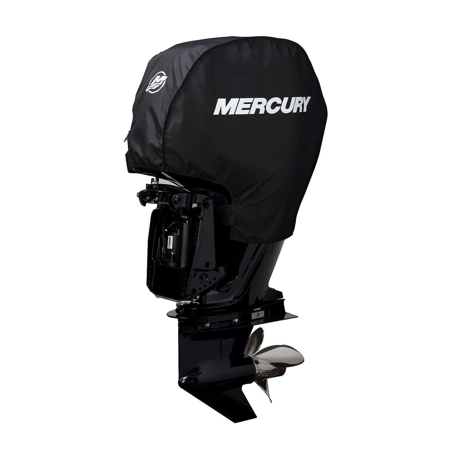 Housse hors-bord Mercury Marine Tow N Stow pour moteurs hors-bord 4 temps de 75 à 115 ch, noire - 8M0221491
