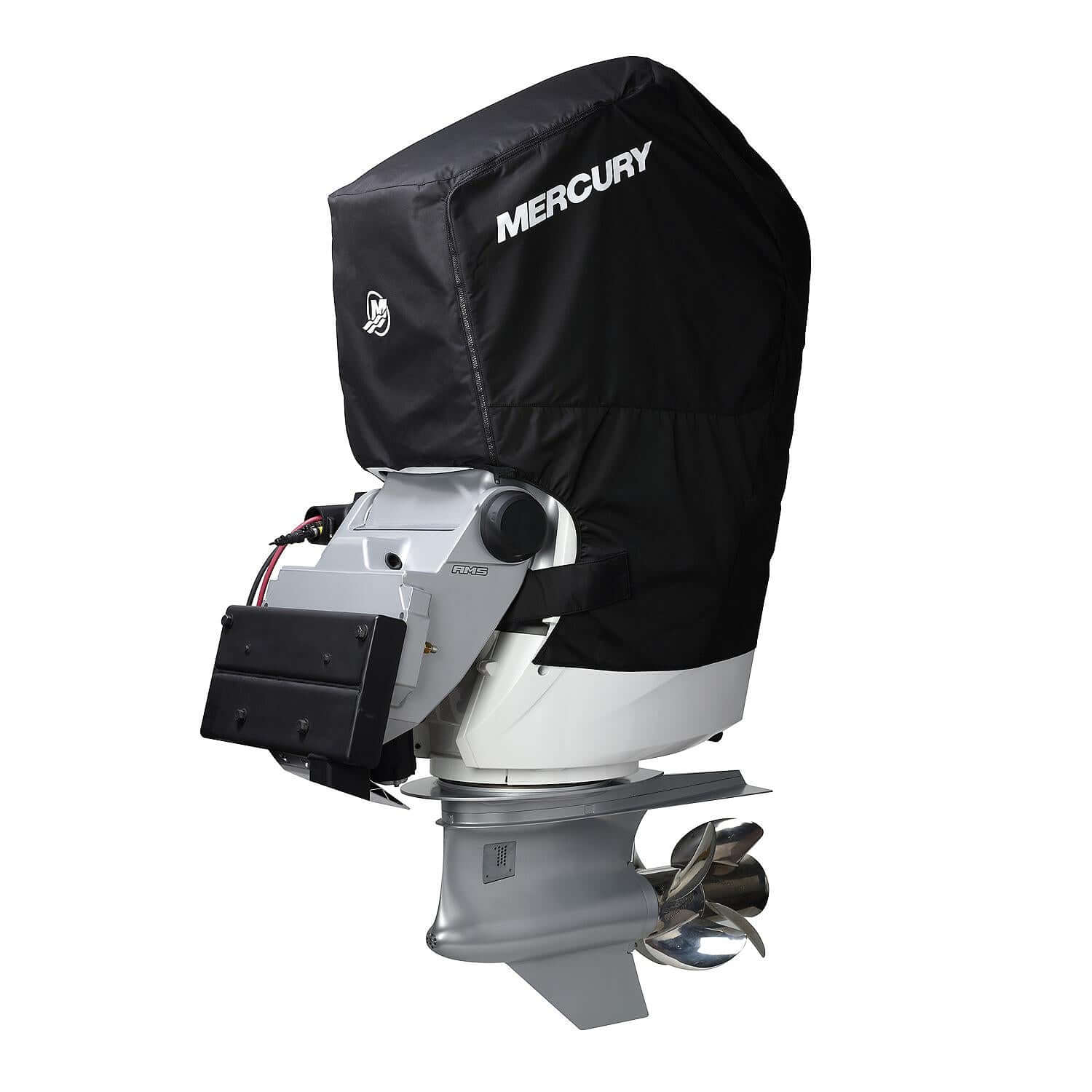 Mercury Marine Tow N Stow Outboard Cover for V12 600hp Verado Engines, Black, 8M0221498