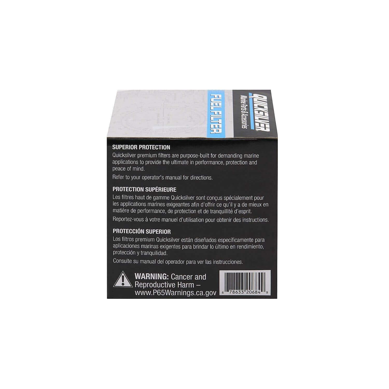 Quicksilver 8M6013845 Fuel Filter for Select F150, F200, F225, F250 and F250B Yamaha Outboards