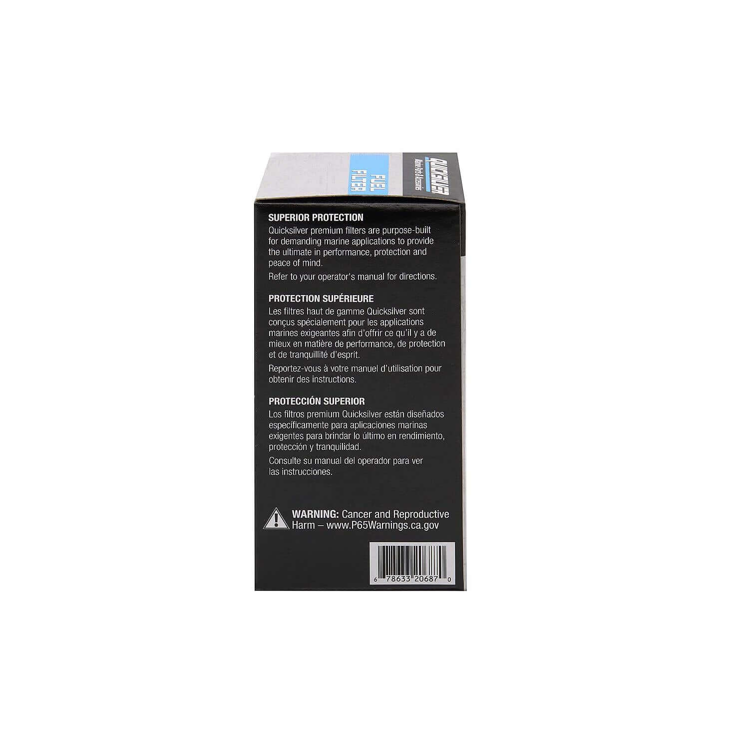 Quicksilver 8M6013850 Fuel Filter for Yanmar GM, YM, HM and QM Series Outboards