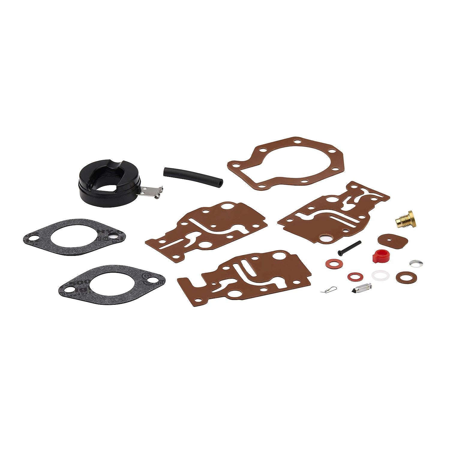 Quicksilver 8M6013876 Carb Repair Kit for Select Evinrude, Johnson, OMC 2-Stroke 9.9-15hp Outboards, 1987-2005 - 8M6013876