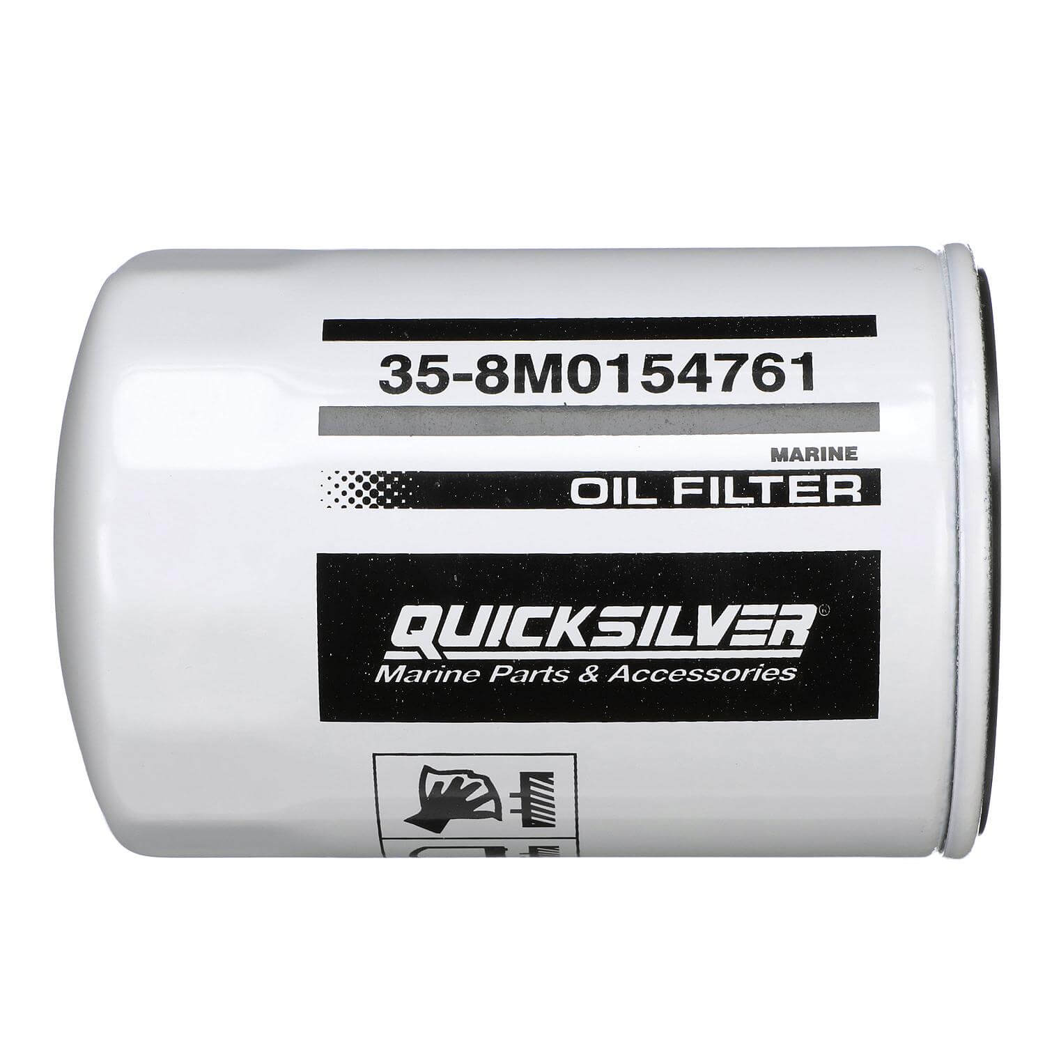 Quicksilver 8M0154761 20 Micron Oil Filter for Various Marine Engines