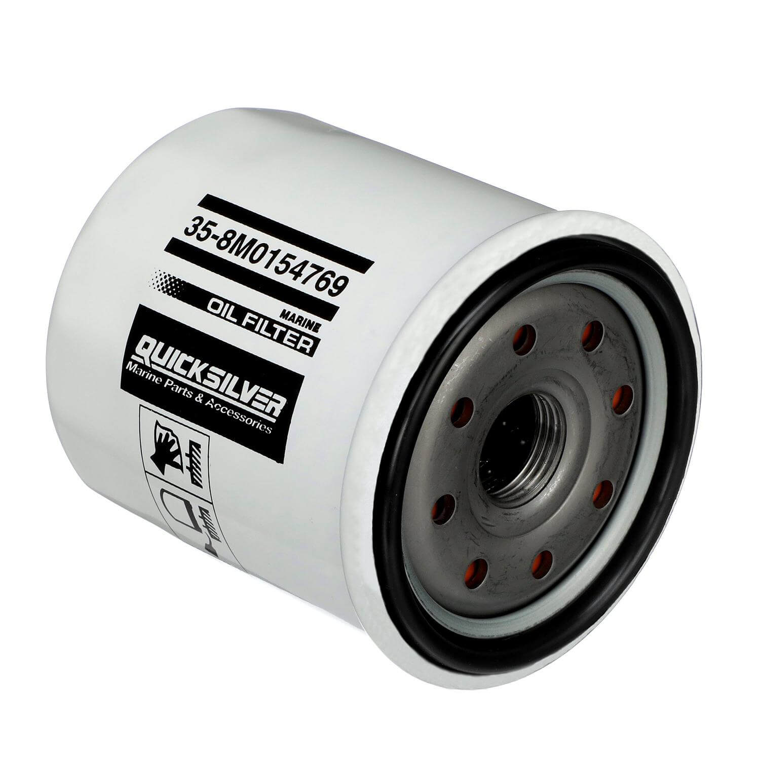 Quicksilver 8M0154769 20 Micron Oil Filter for Various Marine Engines
