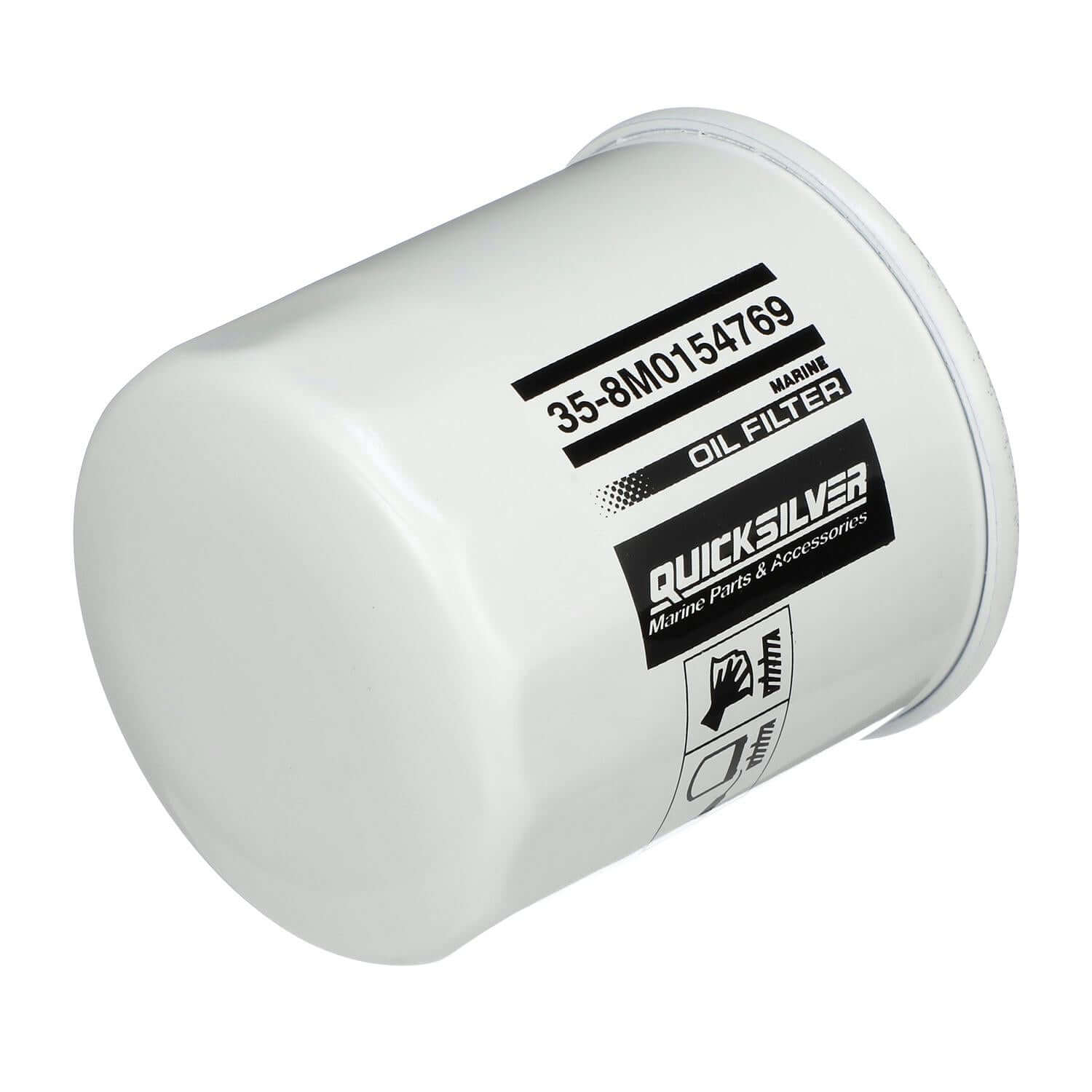 Quicksilver 8M0154769 20 Micron Oil Filter for Various Marine Engines