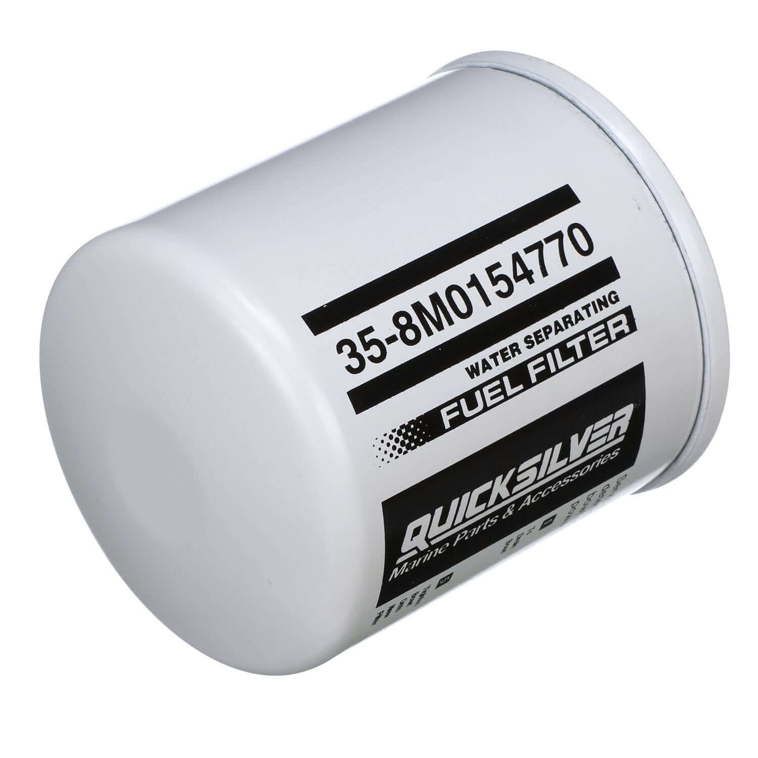 Quicksilver 8M0154770 Water Separating Fuel Filter for Select Volvo Penta, Cobra EFI, Johnson and Evinrude 100-300hp Outboards