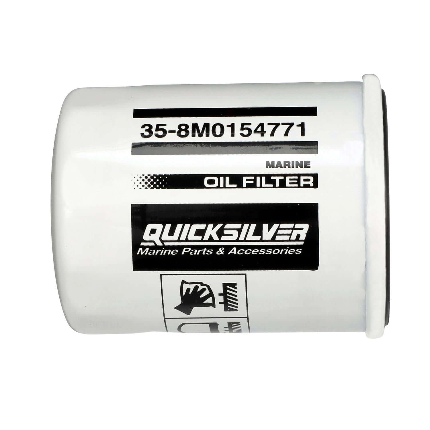 Quicksilver 8M0154771 20 Micron Oil Filter for Various Marine Engines