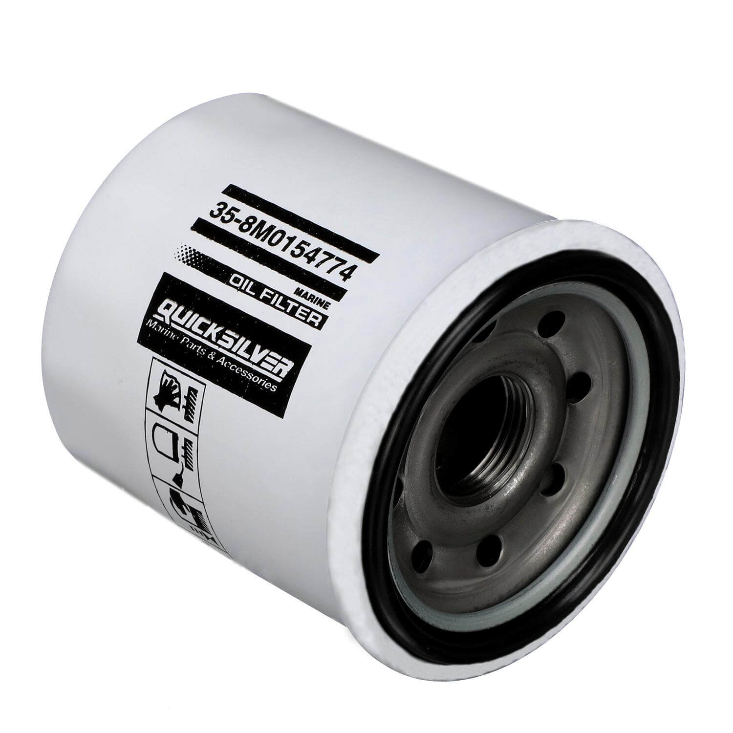 Quicksilver 8M0154774 20 Micron Oil Filter for Various Marine Engines