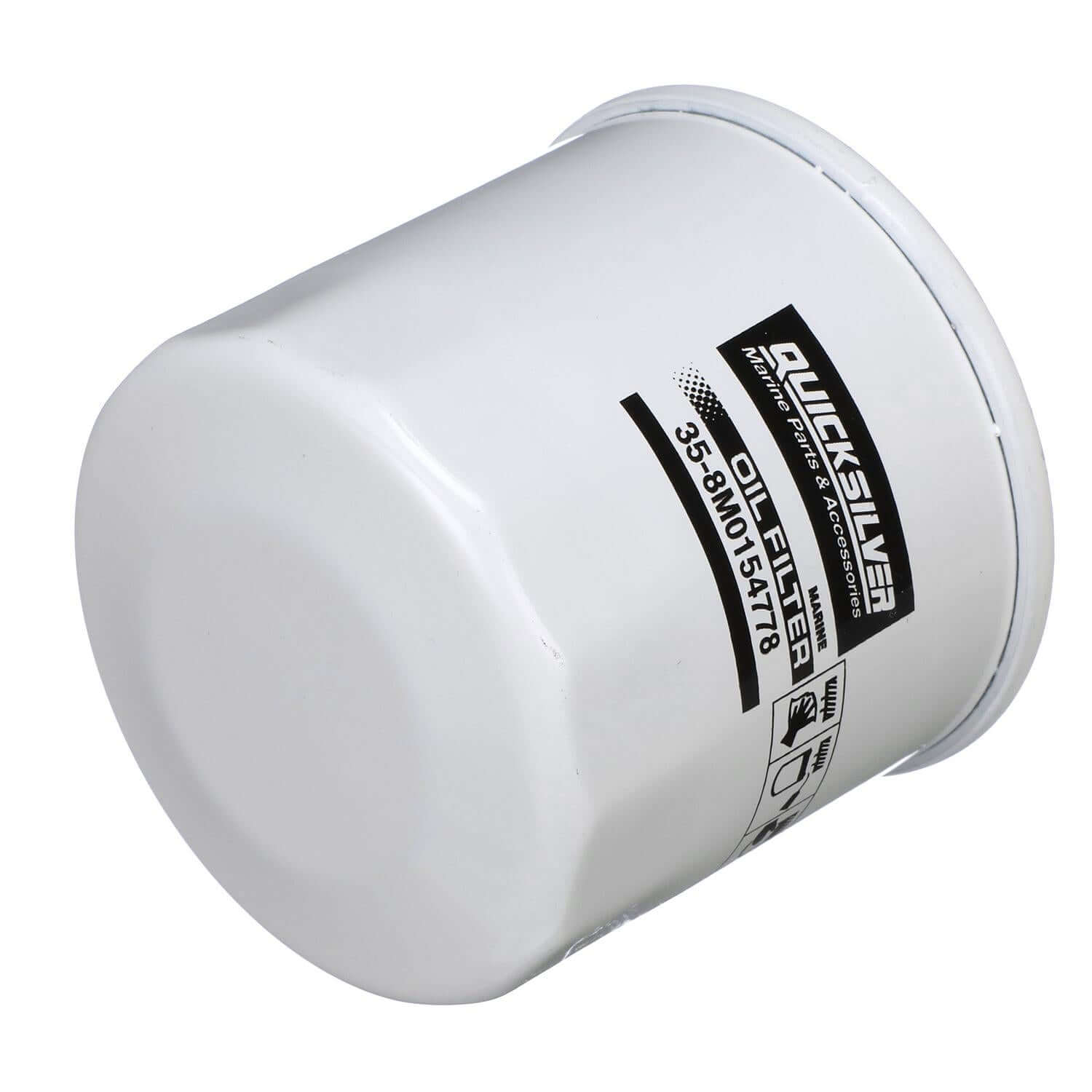 Quicksilver 8M0154778 20 Micron Oil Filter for Various Marine Engines