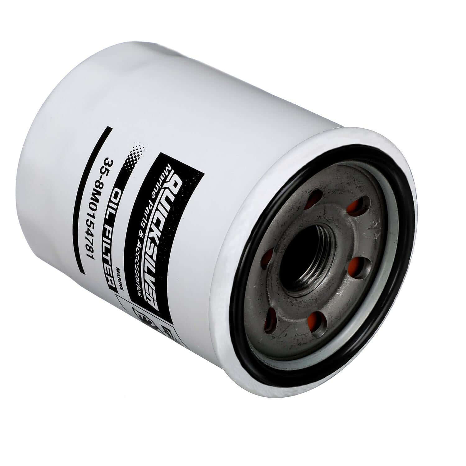 Quicksilver 8M0154781 20 Micron Oil Filter for Select Johnson and Evinrude 90-115hp and Select Suzuki 70-115hp