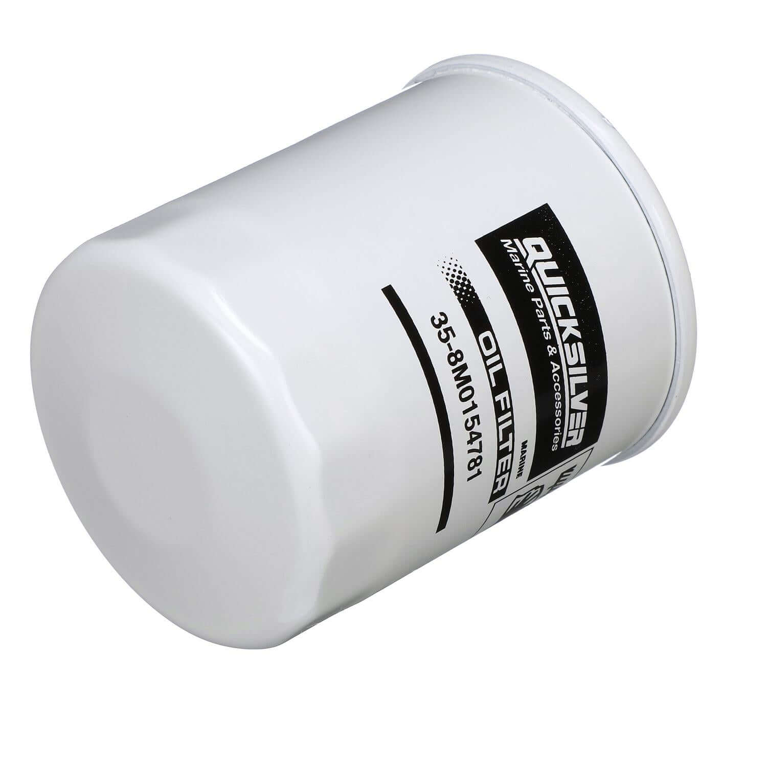 Quicksilver 8M0154781 20 Micron Oil Filter for Select Johnson and Evinrude 90-115hp and Select Suzuki 70-115hp