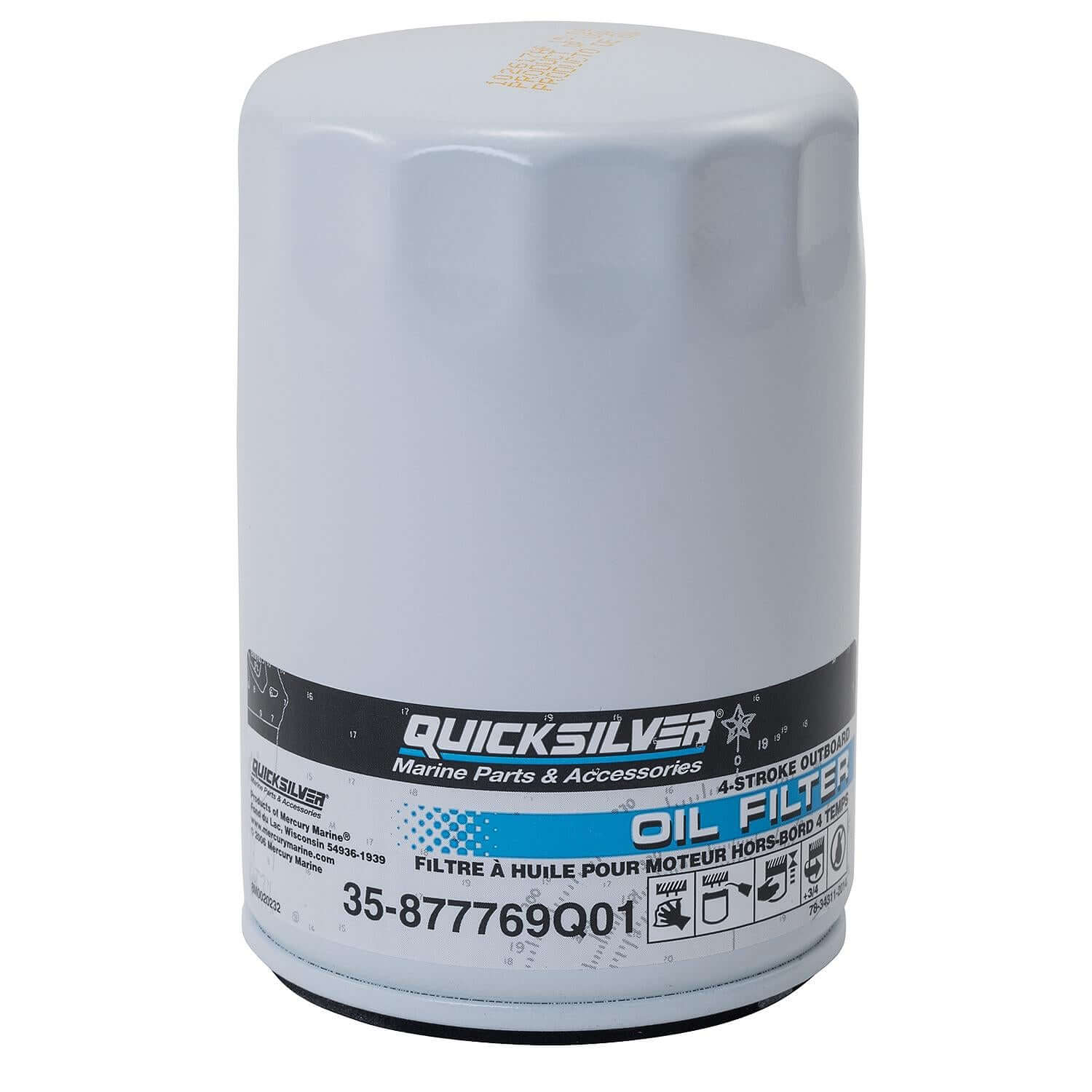 Quicksilver 8M0170714 Outboard Service Repair Kit for Select Mercury 200-400hp Verado 4-Stroke Outboards