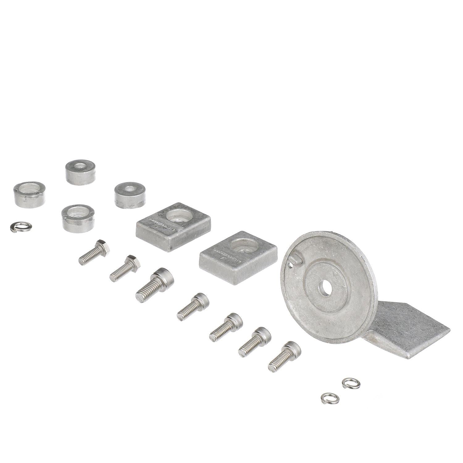 Quicksilver 8M6008005 Aluminum Anode Kit for Suzuki 40-50hp Outboards - 8M6008005