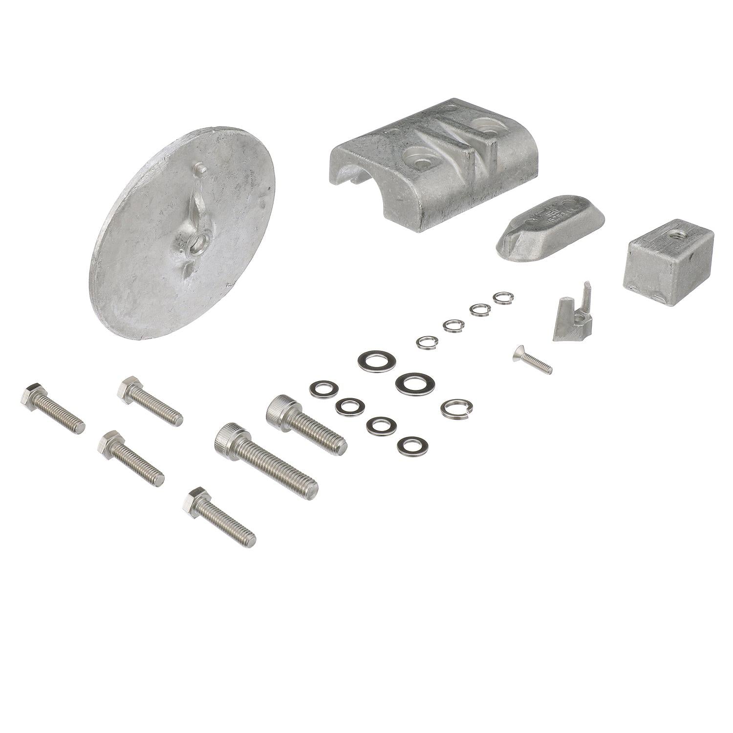 Quicksilver 8M6008009 Aluminum Anode Kit for Yamaha 40-50hp Outboards - 8M6008009