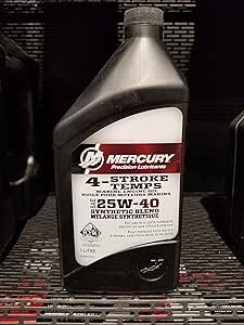 Mercury Marine 25W-40 Synthetic Blend Marine Engine Oil 1 QUART