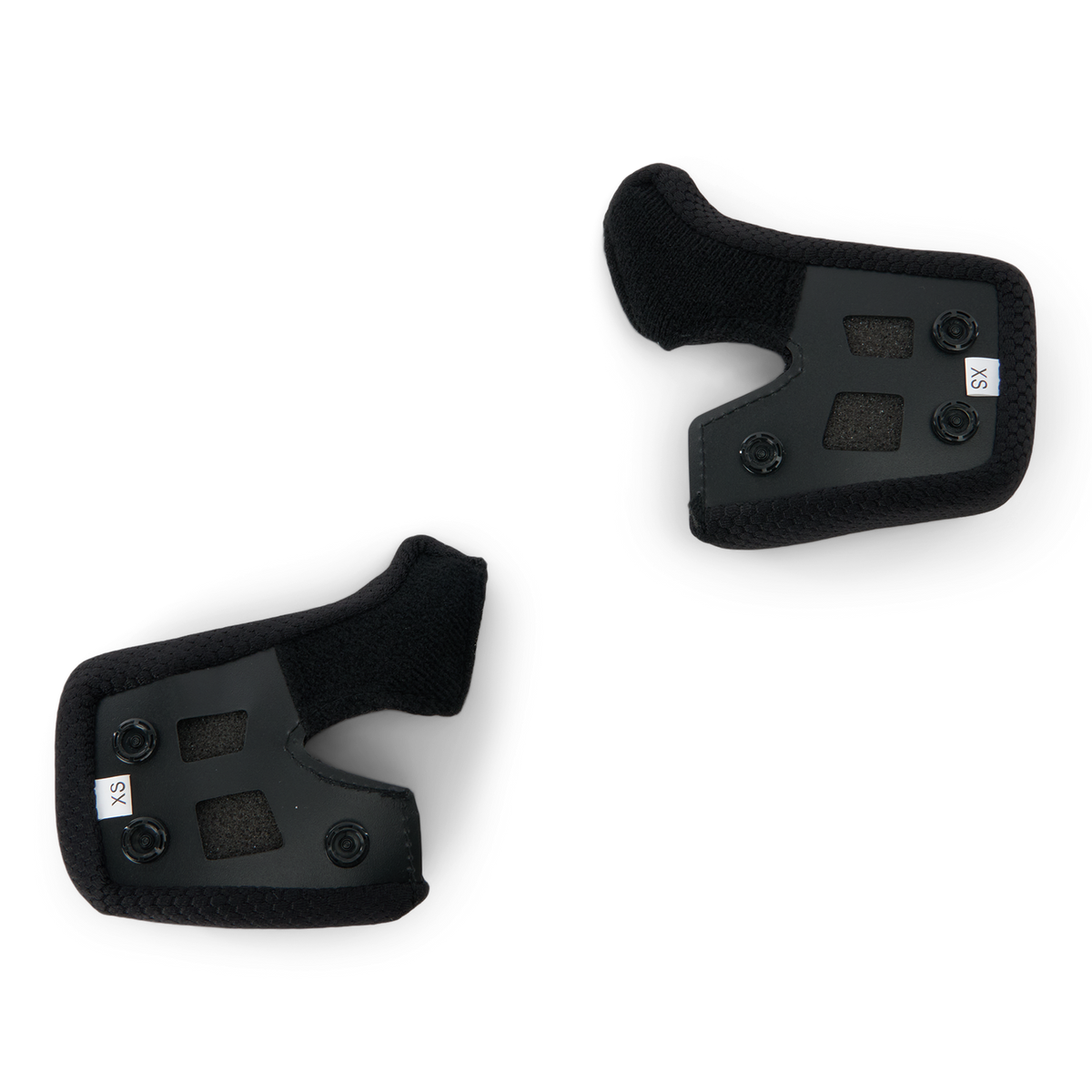 Ski-Doo Oxygen Cheek Pads Set (MY21+), Black, back view, 929025