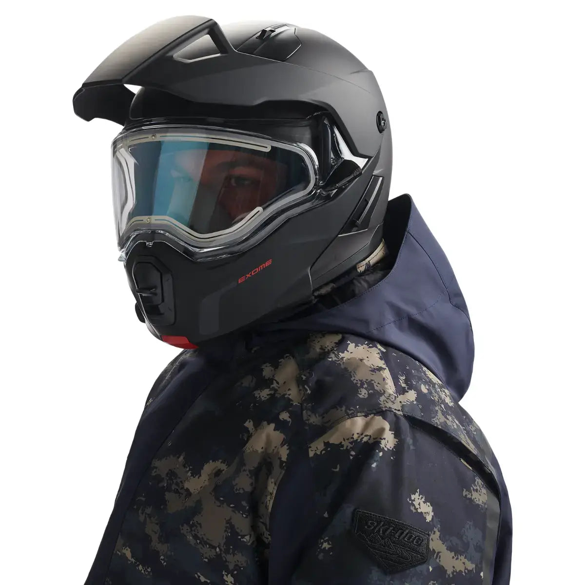 Ski-Doo Exome Sport Heated Helmet with Electric Visor (DOT)