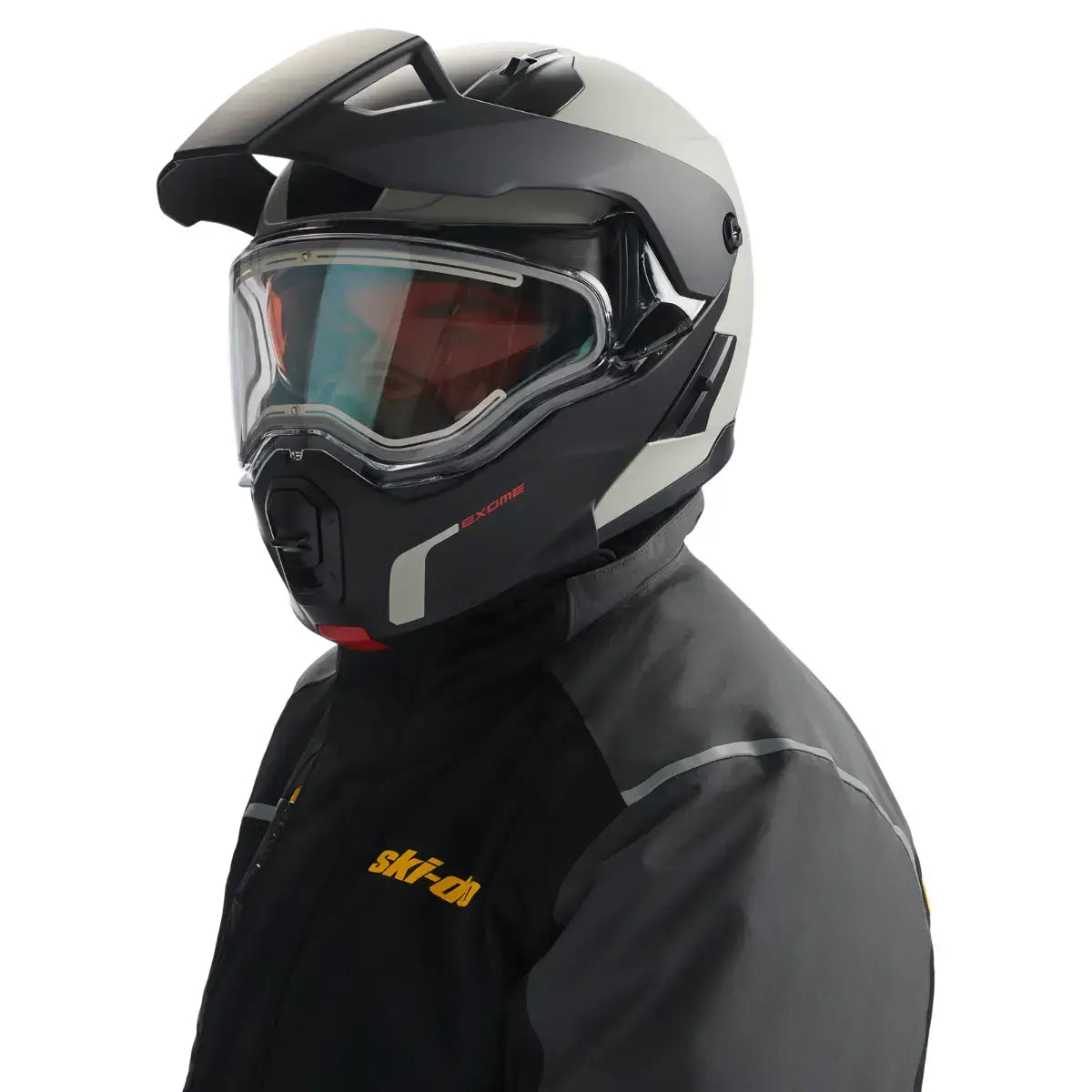 Ski-Doo Exome Sport Heated Helmet with Electric Visor (DOT)