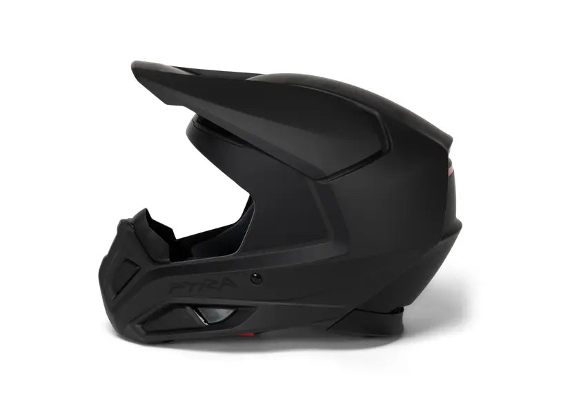 Ski-Doo Pyra Ultra-Light Helmet 929041 in Charcoal Grey, side view