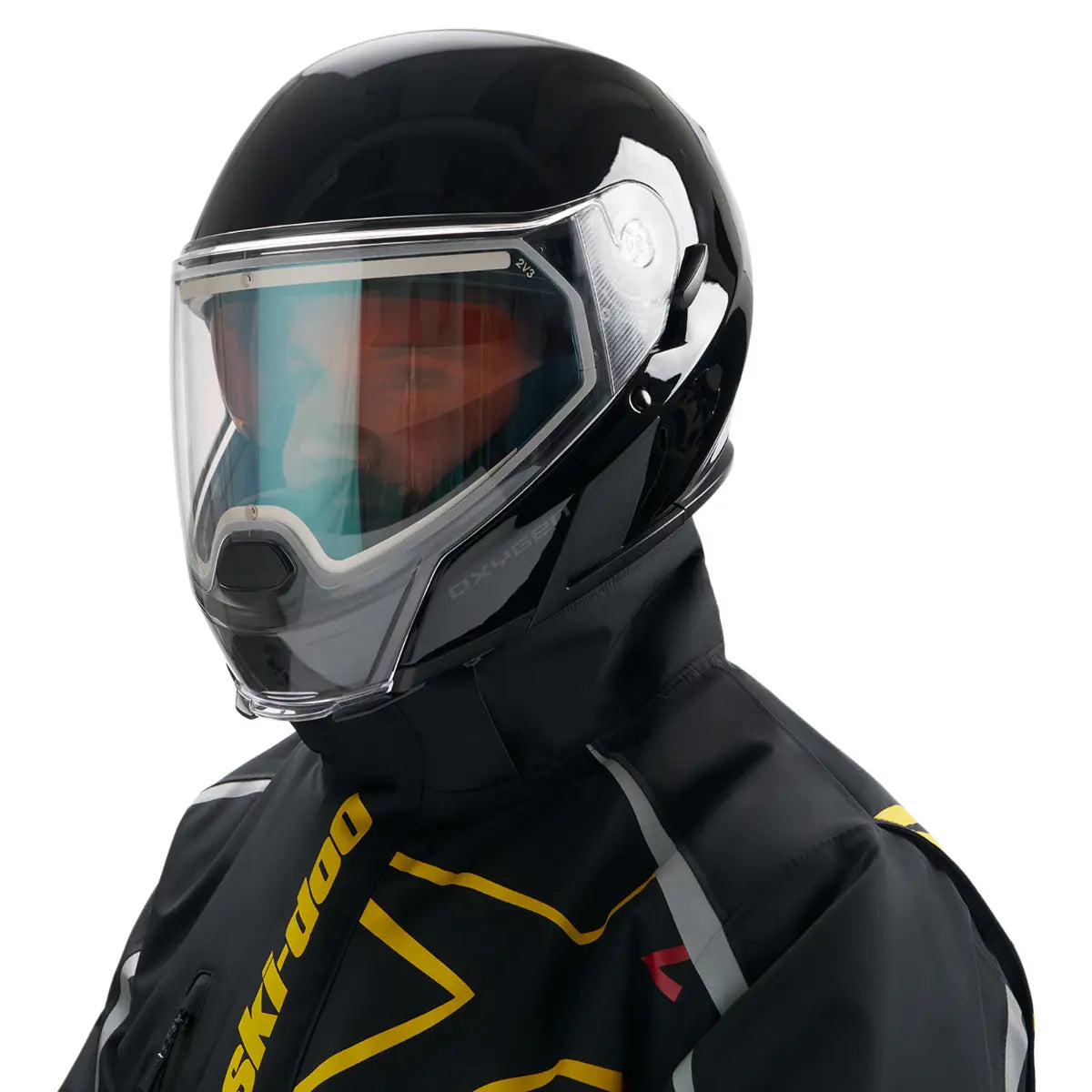 Ski-Doo Oxygen Flow Heated Helmet with Electric Visor (DOT)