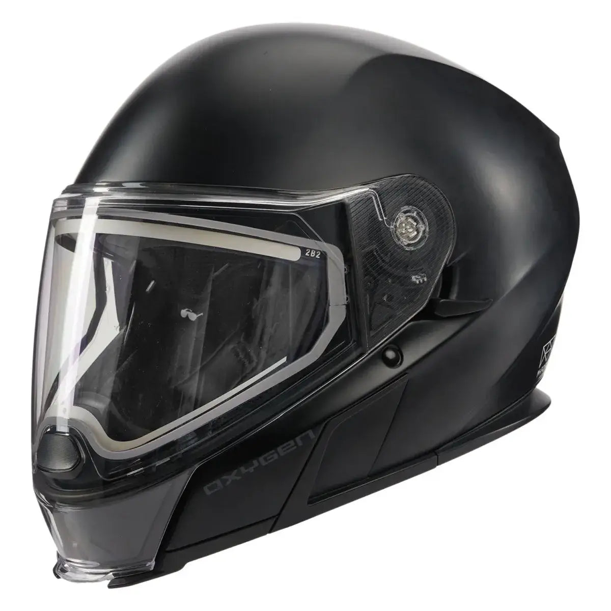 Oxygen flow heated helmet