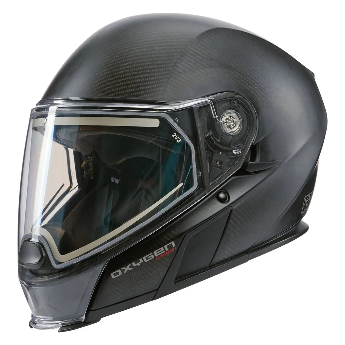 Ski-Doo Oxygen Flow Carbon Heated Helmet with Electric Visor (DOT)