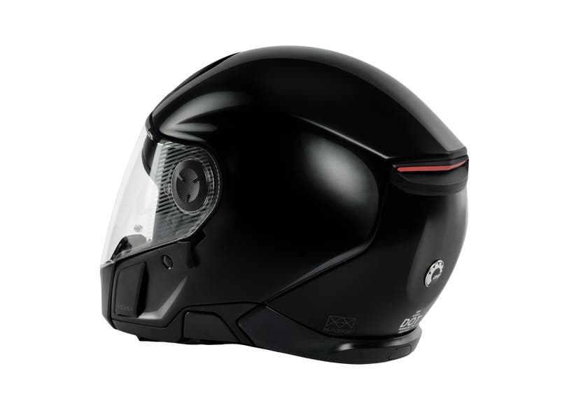 Can-Am Advex full-face motorcycle helmet gloss black side view DOT ECE certified