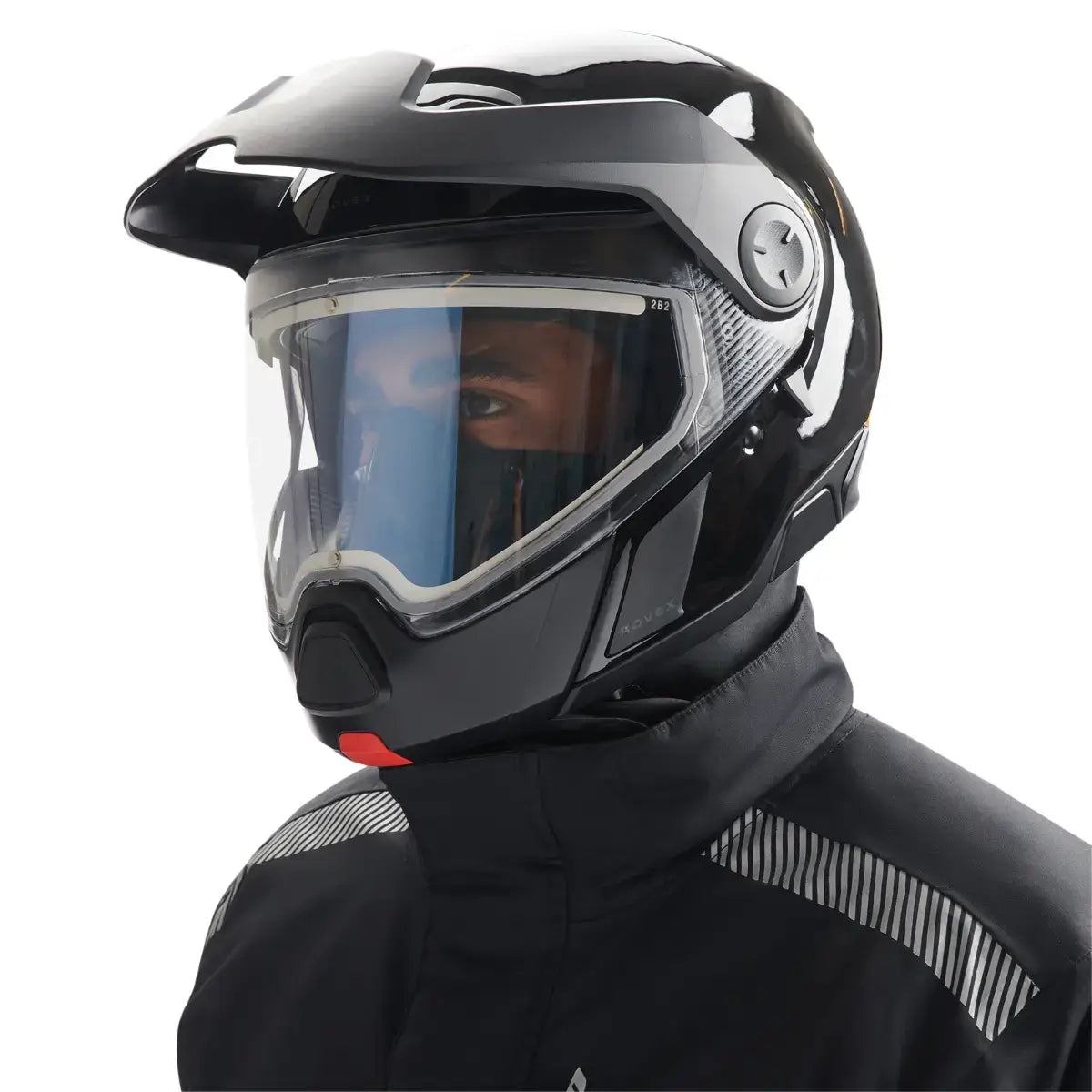 Casque chauffant Ski-Doo Advex Sport avec visière électrique (homologué DOT/ECE) - Orange