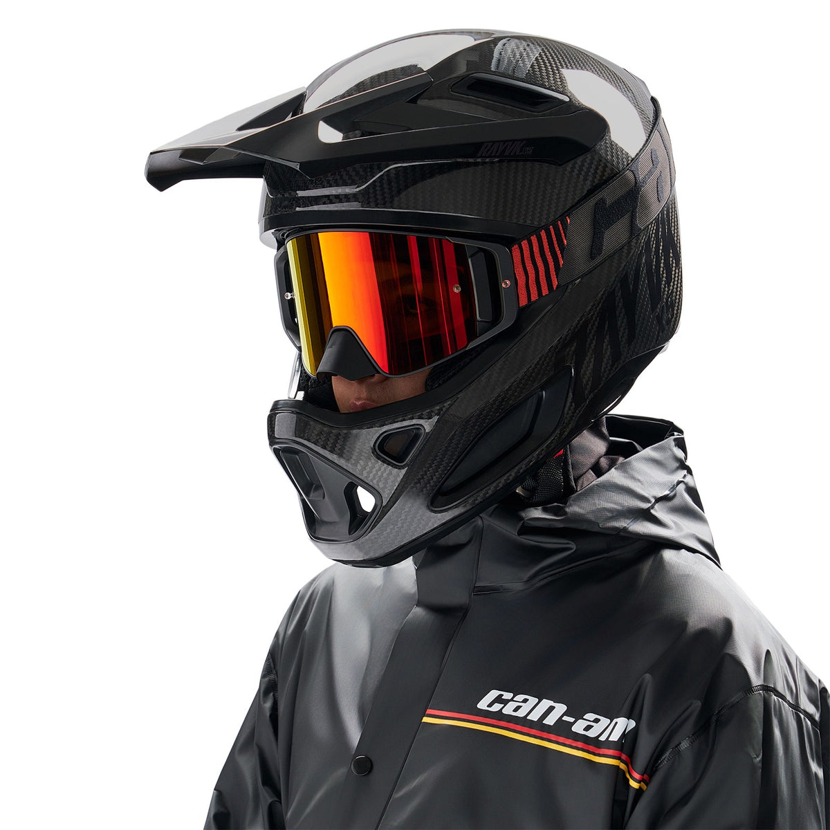 Ski-Doo Unisex Rayvik X5 Carbon Mips Helmet (DOT & ECE) - Black 2XL