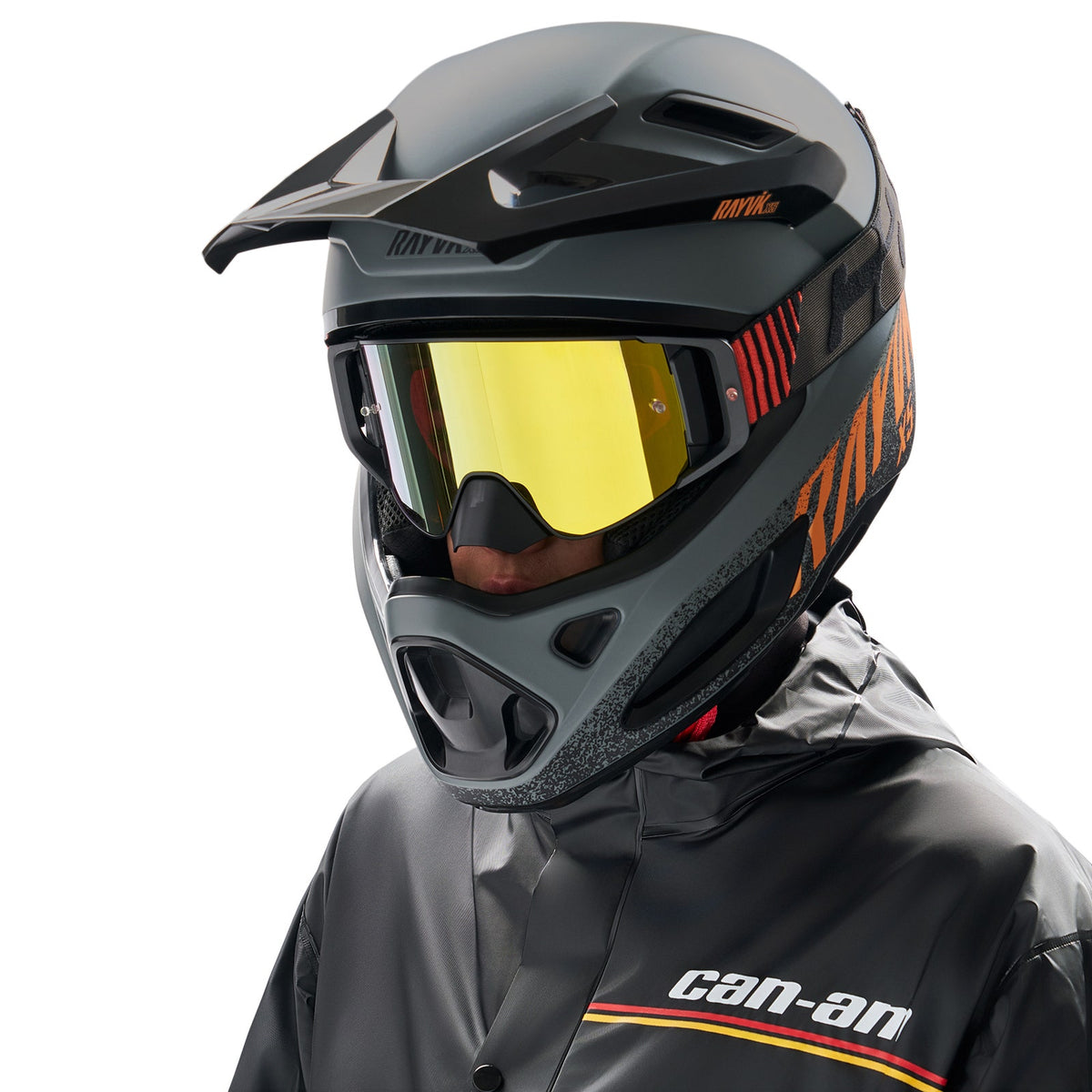 Ski-Doo Unisex Rayvik X5 Mips Helmet (DOT & ECE) - Orange 3XL