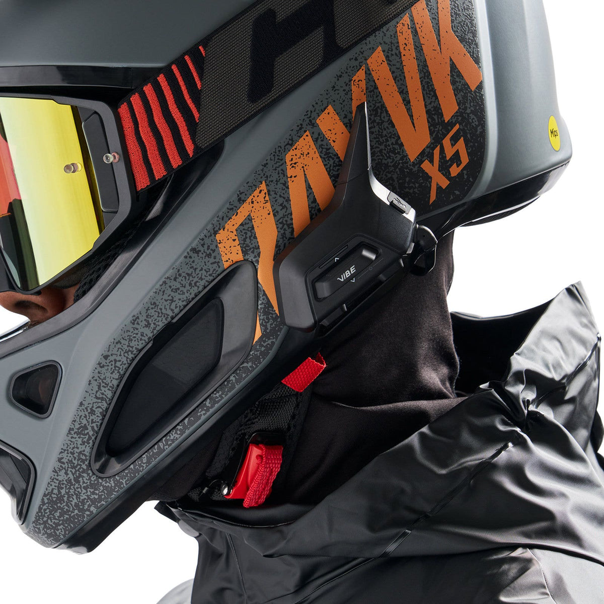 Ski-Doo Unisex Rayvik X5 Mips Helmet (DOT & ECE) - Orange 3XL