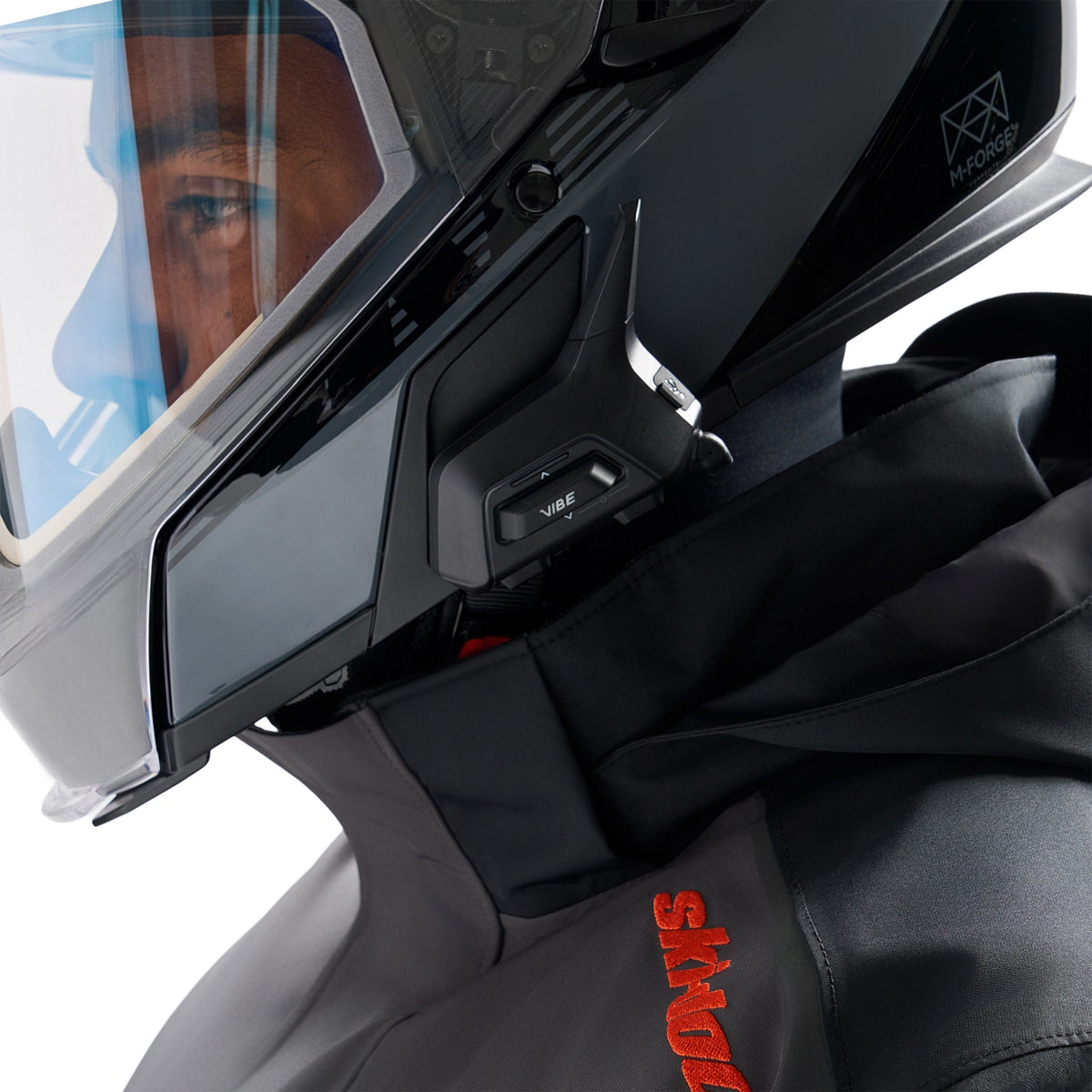 Ski-Doo Unisex Oxygen Flow Helmet (DOT) in Grey 929187, alternate view 4