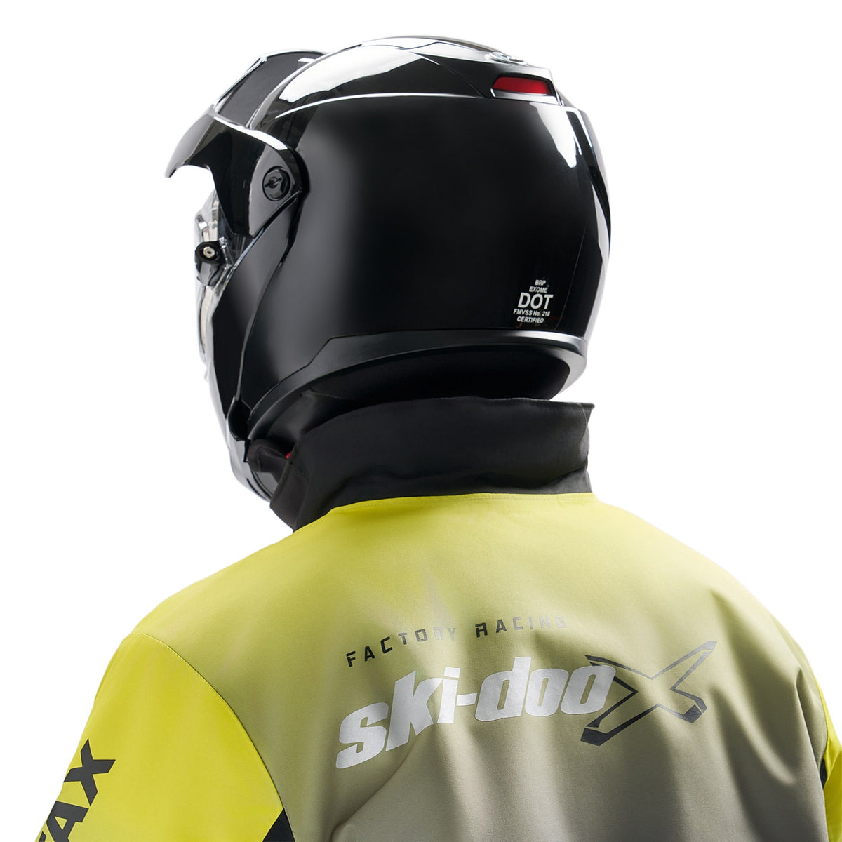 Ski-Doo Unisex Exome Sport Helmet With Heated Visor (DOT) - Black XL