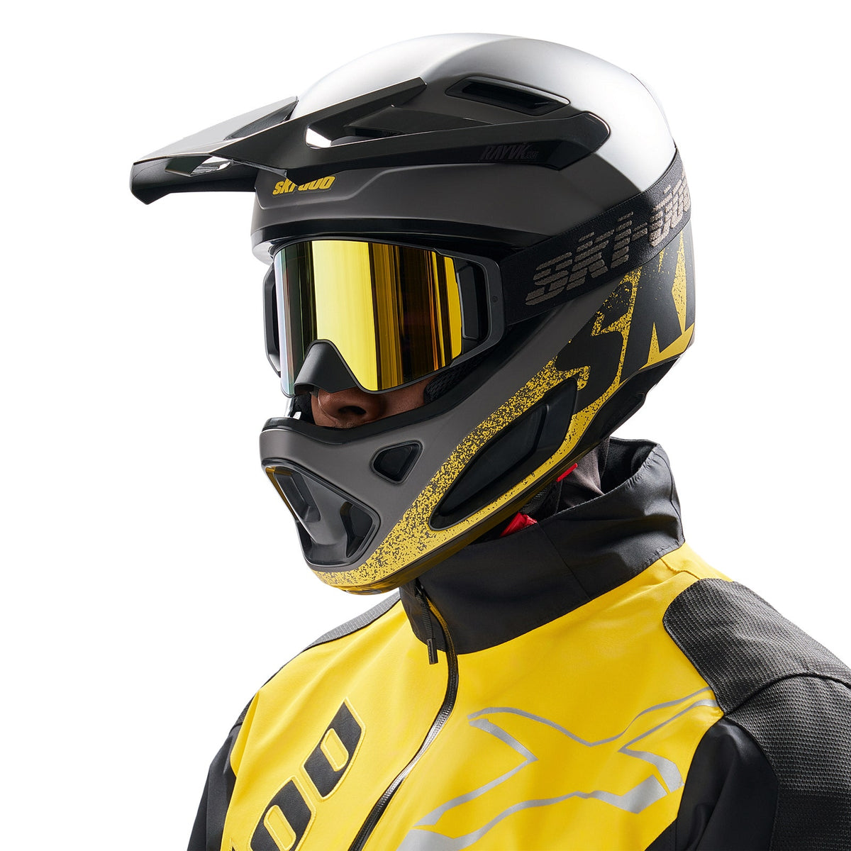 Ski-Doo Unisex Rayvik X5 Mips Helmet (DOT & ECE) - Yellow 3XL