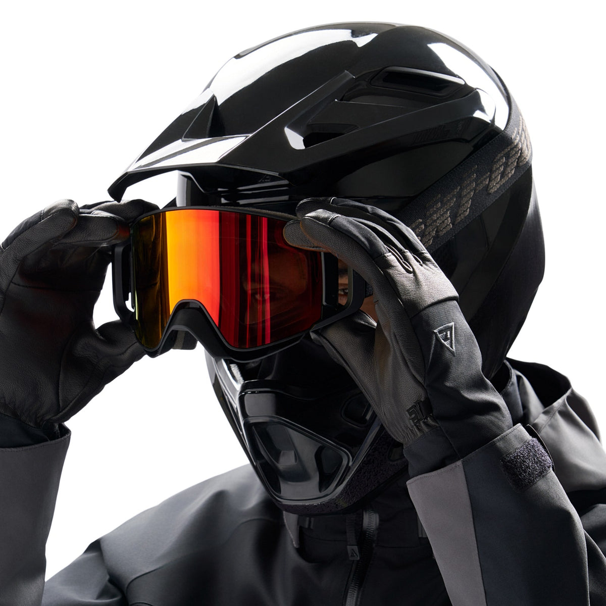 Ski-Doo Unisex Rayvik Winter Magnetic Face Mask System - Black Onesize