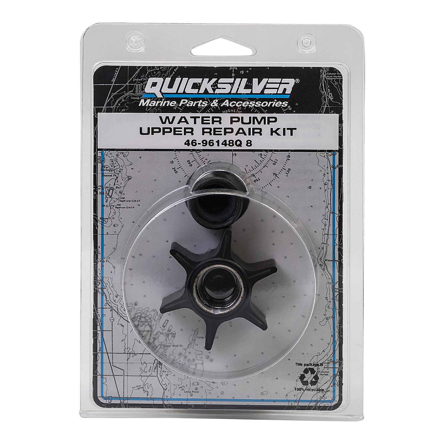 Kit de réparation de pompe à eau Quicksilver pour certains moteurs hors-bord Mercury ou Mariner et les moteurs sterndrive MerCruiser - 96148Q8