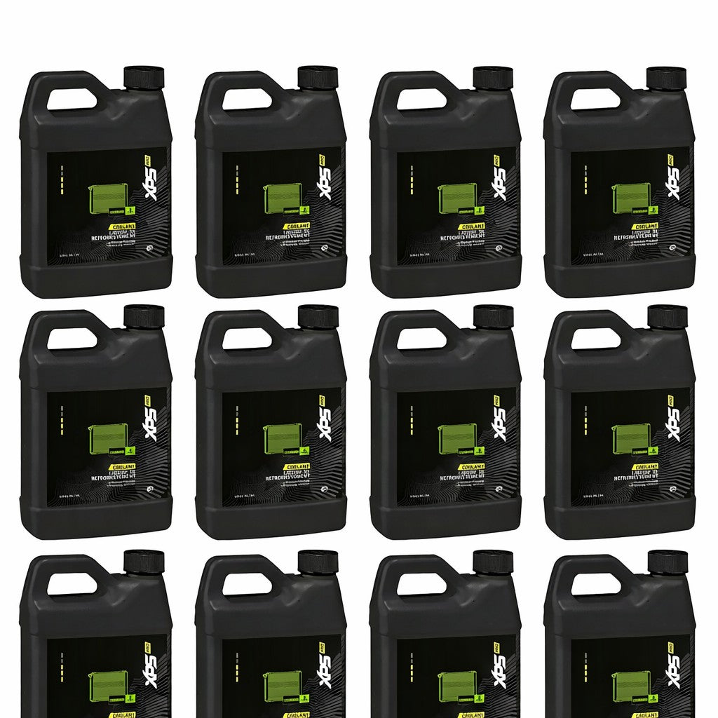 XPS Universal Pre-Mixed Coolant Green FULL CASE OF 12 UNITS (1 QT/0.946 L) Standard Life Antifreeze for BRP Powersports, 9779149