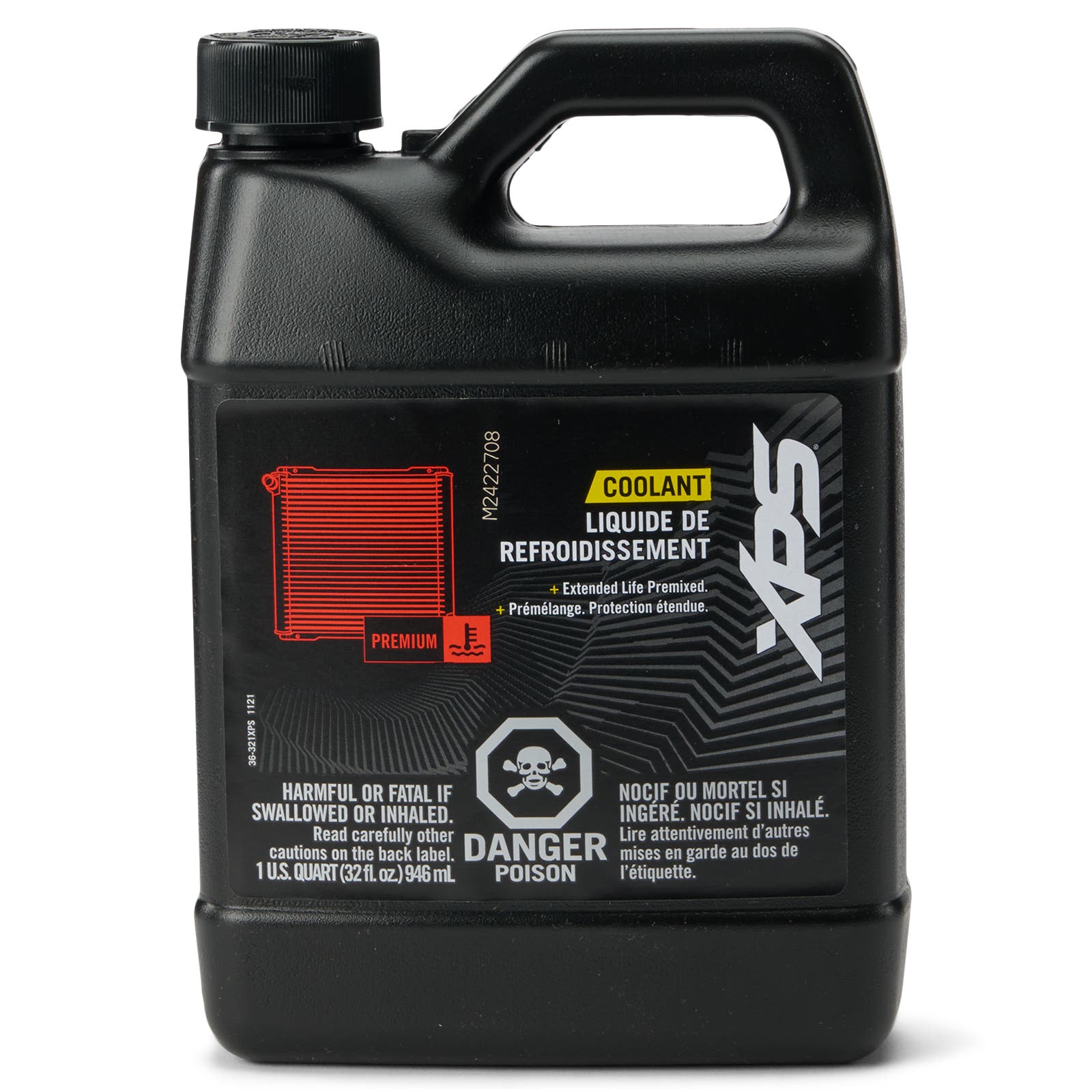 XPS Extended Life Premixed Coolant 1 quart bottle for Ski-Doo Sea-Doo Can-Am