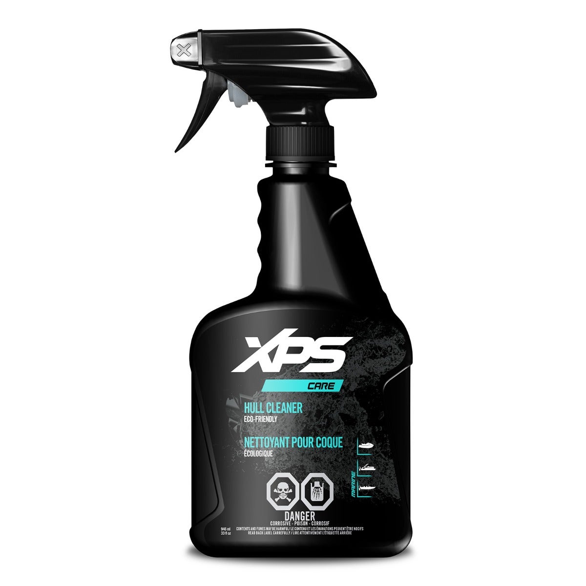 XPS Eco-Friendly Hull Cleaner spray bottle for Sea-Doo watercraft waterline stain removal