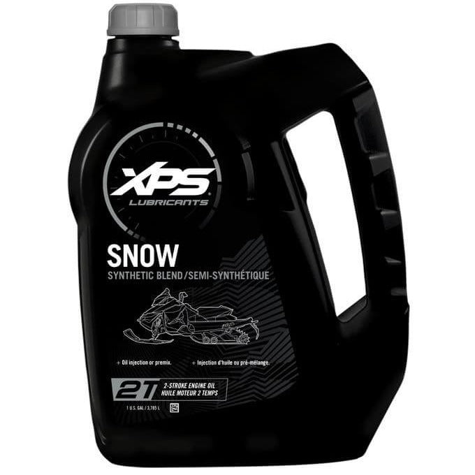 XPS Snow synthetic blend 2T 2-stroke engine oil jug for Ski-Doo snowmobiles 1 gallon